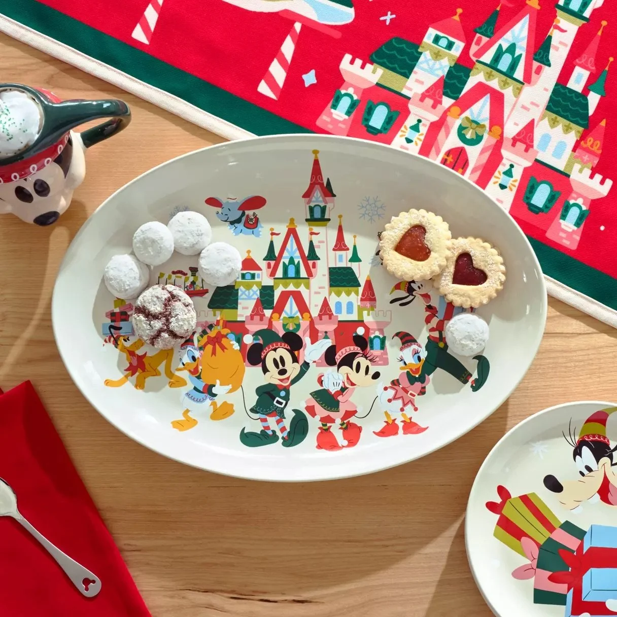 【400】 Holiday Mickey Design Set ミッキー Mickey Mouse Family Holiday Tabletop Collection on Disney